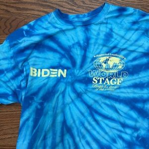 Biden Harris 2020 World Stage Tie Dye Joe Perez T-Shirt
